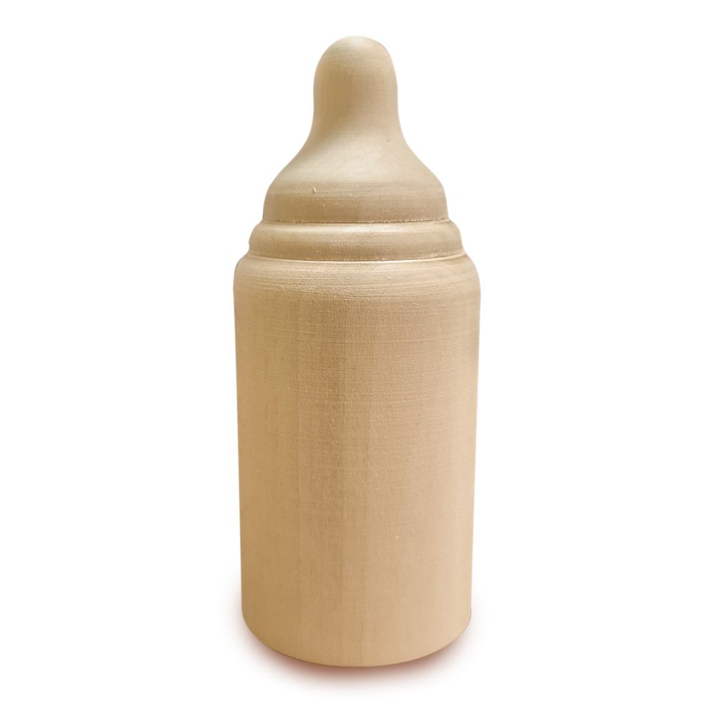 Бутылка с соской 110*d45мм, деревянная заготовка