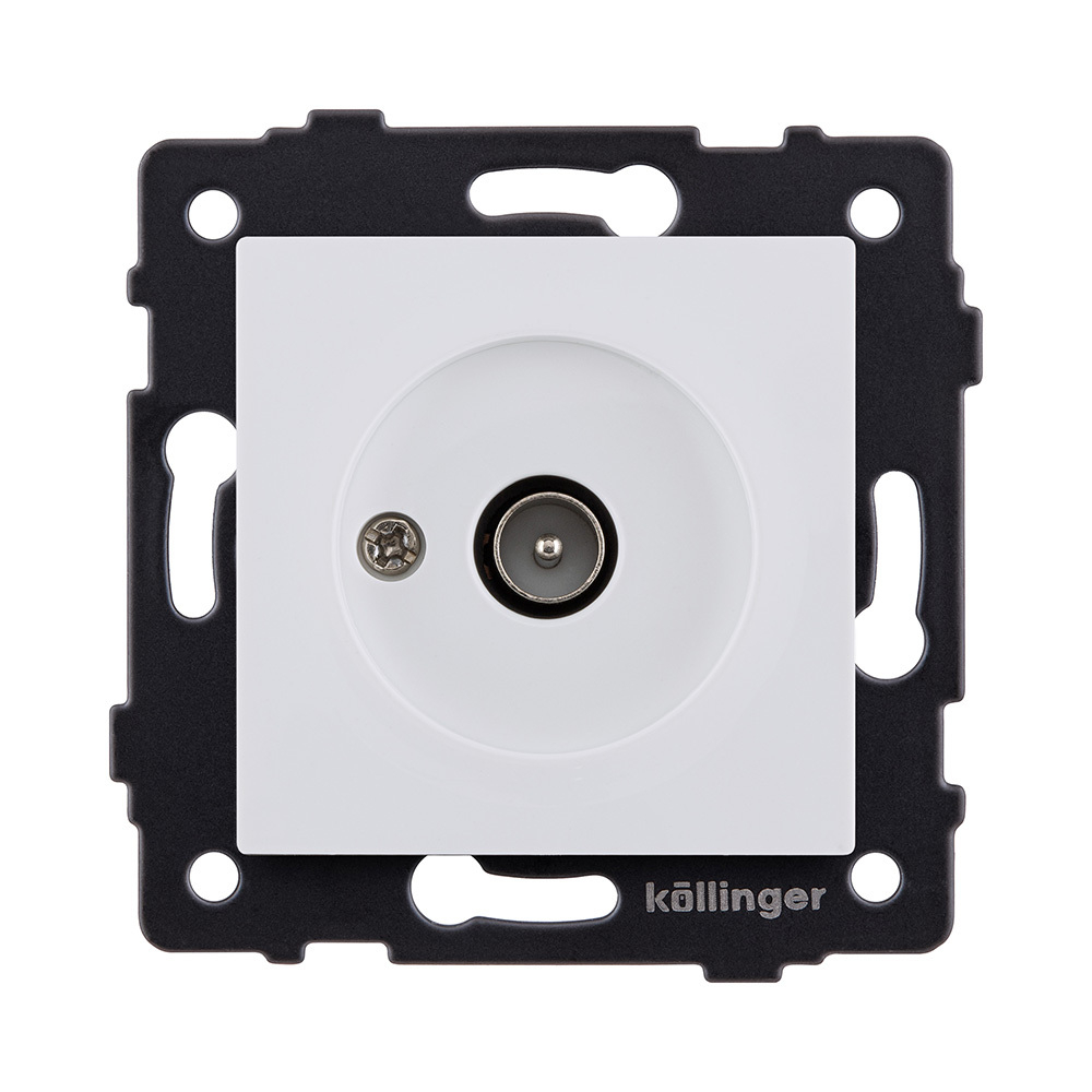 Розетка TV (папа), белый матовый Kollinger REA-007WM для Aspekt, Eleganz, Reflex