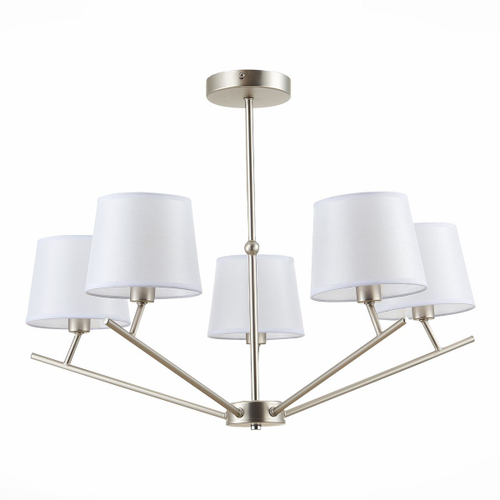 *SLE103002-05 Светильник потолочный Хром/Черный E14 5*40W