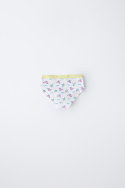 ZARA НАБОР ИЗ ТРЕХ ТРУСОВ LILO & STITCH © DISNEY, РАЗНОЦВЕТНЫЙ