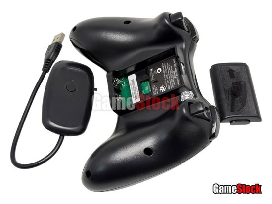 Беспроводной Геймпад/Джойстик для XBOX 360, черный (ресивер)