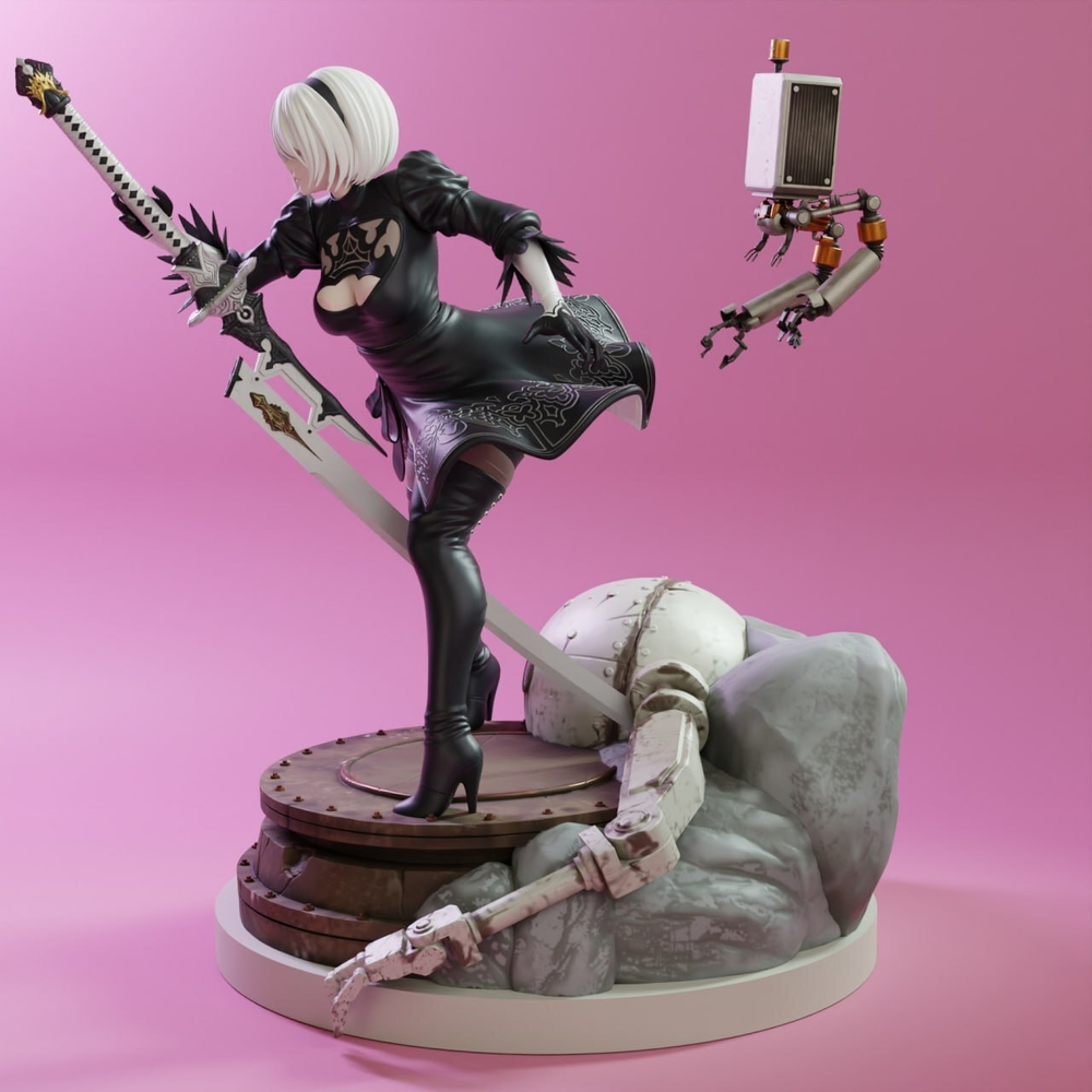 Андроид Йорха 2B Ниер: Автомата Фигурка