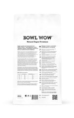 Bowl wow корм сухой для взрослых собак средних пород с индейкой,ягненком,рисом и морковью