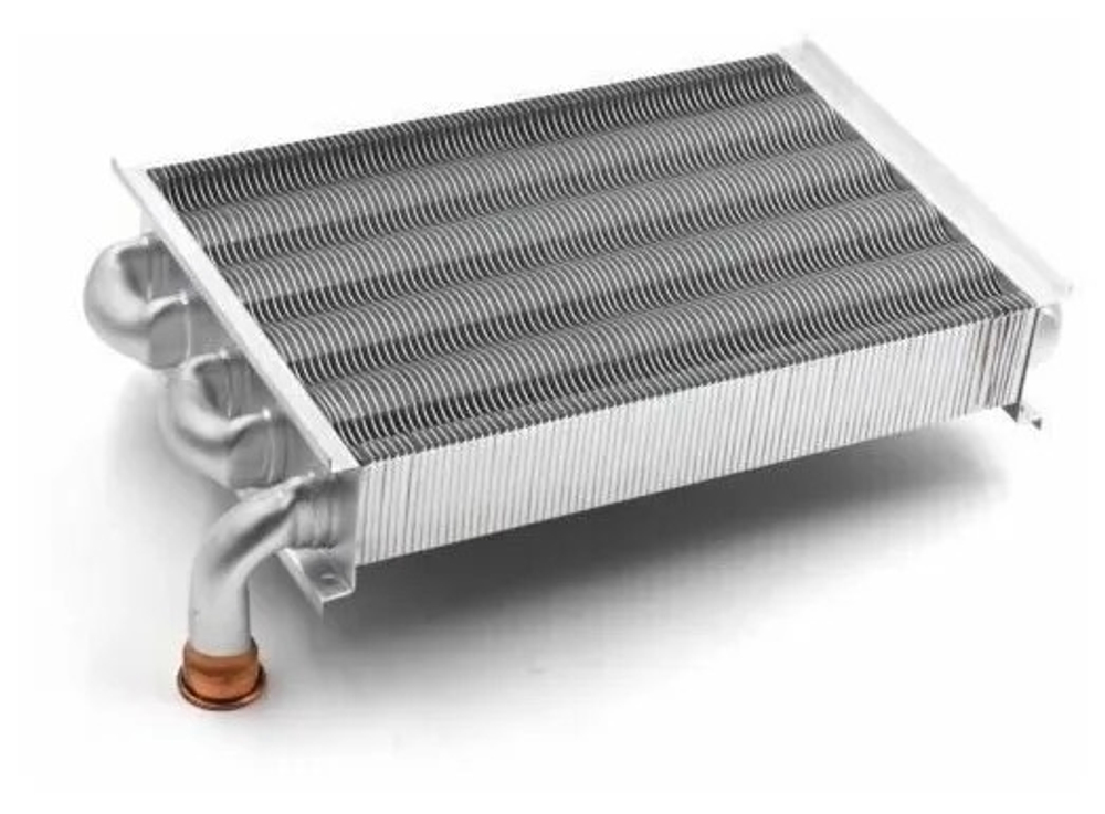 MHE04 Теплообменник основной для ARISTON 65106297 CHAFFOTEAUX BAYMAK 200024030 BAXI ECO CLASSIC NOVA 6304131045 ECA TERMET Z0700160000 - FERROLI 39820420 IMMERGAS 1.035442