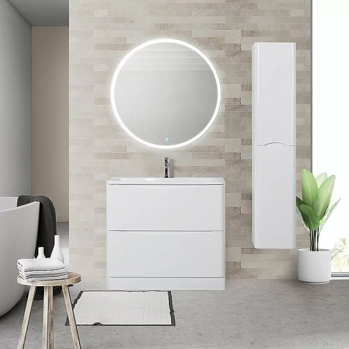 Тумба с раковиной BelBagno ACQUA 80 PIA Bianco Lucido