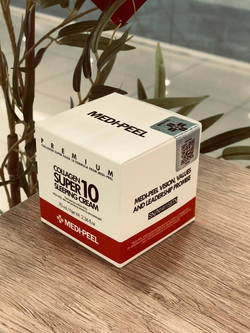 Омолаживающий ночной крем для лица с коллагеном Medi Peel Collagen Super10 Sleeping Cream70 мл.