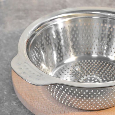 Дуршлаг 22см нерж с ручками MB 40729