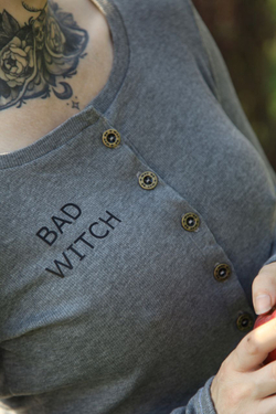 WITCH Gray. Пижама из ажурного хлопка