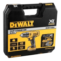 DeWalt DCD710D2 дрель-шуруповер (2 x 2 Ач, ЗУ)
