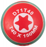 D71T40 Отвертка стержневая TORX® ANTI-SLIP GRIP, T40х150