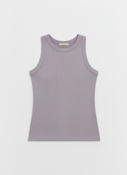 Базовый топ из эластичного хлопка