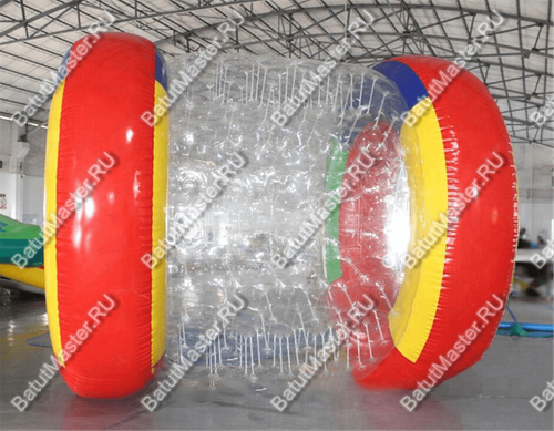 Аттракцион Водный роллер "Ватрушка" ПВХ, размер 2,2*2*2 м