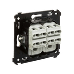 Инвертор двухклавишный в стену, "Avanti", "Ванильная дымка"