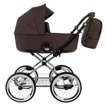 Коляска 2 в 1 ROAN BASS NEXT 2.0 CLASSIC d14 Turkish Coffe