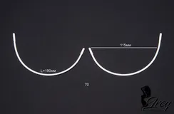 Каркасы Arta-F ОПТ, тип 13, классический средней глубины (10 пар)