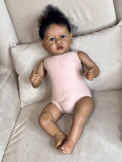 Кукла Реборн мягконабивная 55см в пакете (FA-165)