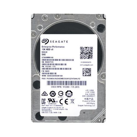 Жесткий диск Seagate 900Gb Seagate Enterprise Performance 10K.8 ST900MM0168 SAS 2.0, 10000 rpm, 128mb, 2.5"