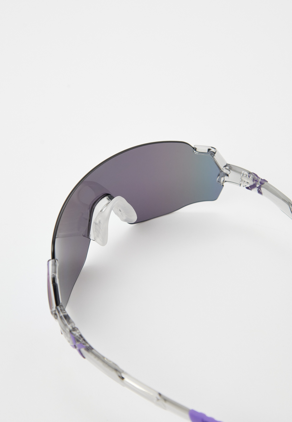 Спортивные очки с диоптриями HILX Savage (L) Shiny Crystal Grey Purple / Purple Lens
