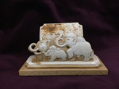 Визитница "Мамонты"