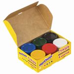 Гуашь ЮНЛАНДИЯ "ШКОЛЬНАЯ", 6 цветов по 17 мл, без кисти, картонная коробка, 191530