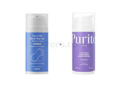 нежный крем, созданный для ухода за сухой, чувствительной и раздраженной кожей Purito Seoul - Luminous Ceramide Moisturizer, 100ml