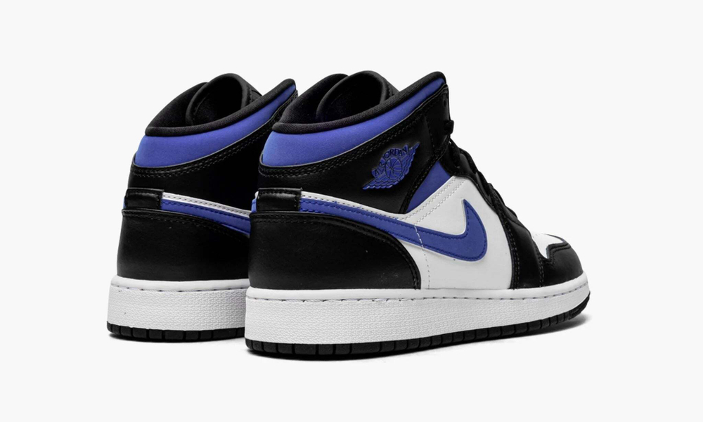 Air Jordan 1 Mid GS "White Black Royal"