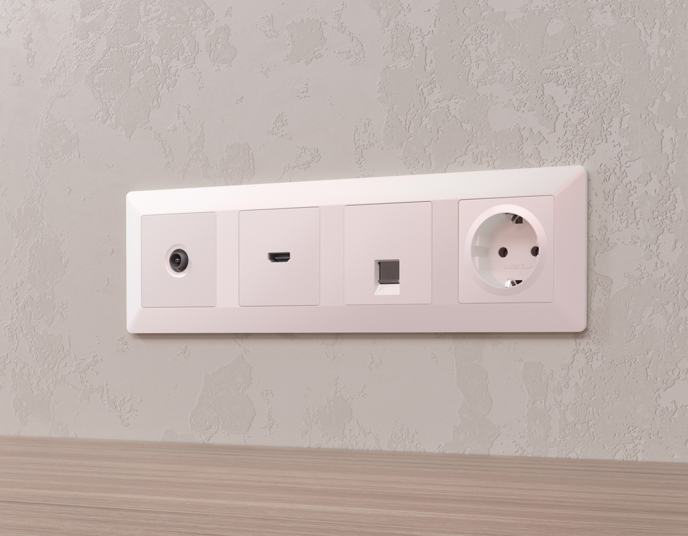 MA213010 Комплект механизма TV розетки оконечной ALFA Жемчуг 50-870 MHz 1dB QUANT (AP2130, VM202)