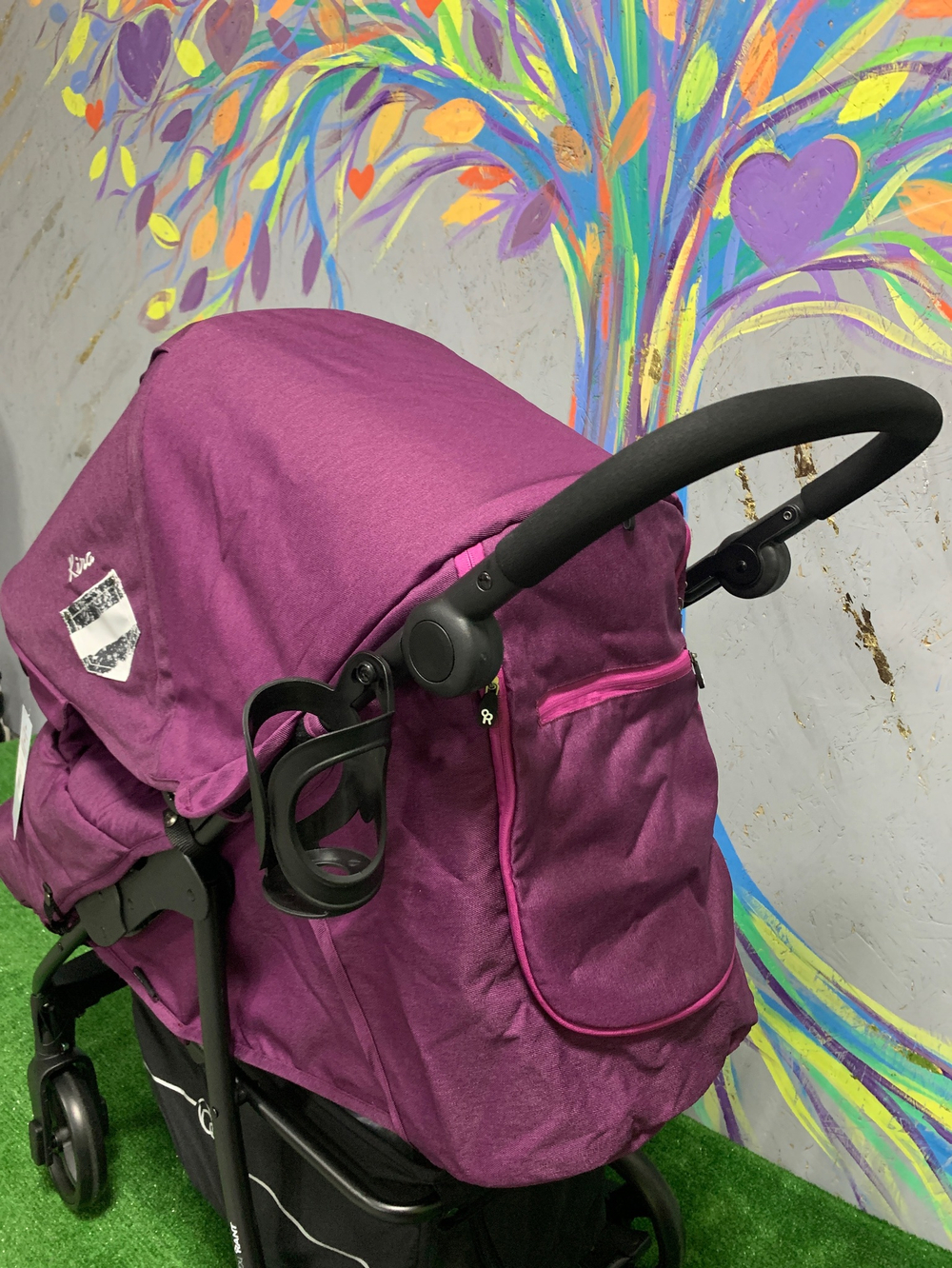 Коляска детская "KIRA Trends" RA055 Lines Purple