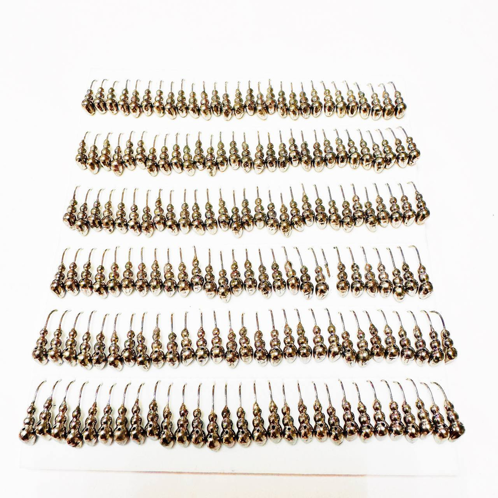 Мормышки вольфрамовые №4 Муравей  цвет серый  0,78 гр . 1,3мм ( набор 10 штук) цена указана за 1 штук