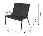 Набор мебели Сан-ремо Делюкс  арт.SC-092KD/SC-089/4562-MT003 черный,  "Garden story"