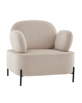 Кресло Кэнди велюр бежевый