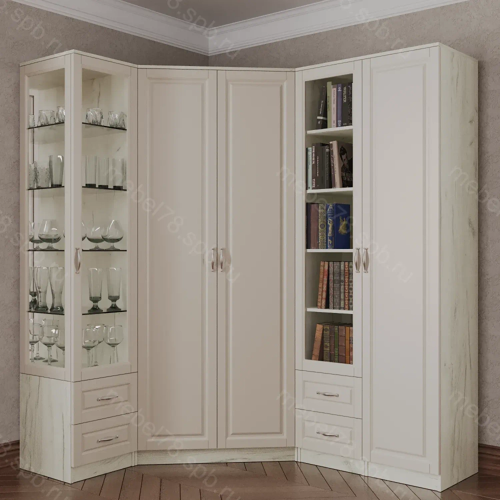 Шкаф угловой №17