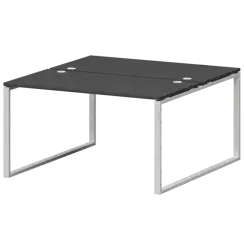 Бенч двойной на металлокаркасе СМС2-О-16К.149.Пр25  1600x1496x750 Смарт