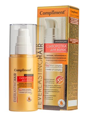 Compliment EverlastingHair Сыворотка для волос питание, увлажнение и глубокое восстановление поврежденных кончиков