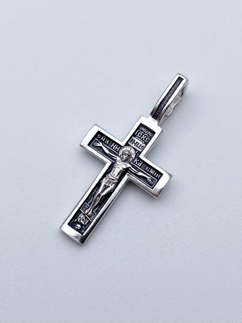 Крест из серебра/Частичное чернение