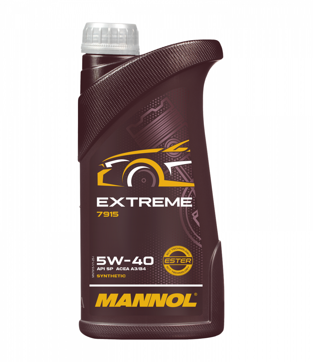 Моторное масло Mannol Extreme 5W-40, синтетическое, 1 л