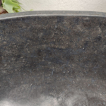 Раковина из мрамора Oval Black Tin Lip MO-61369 52*38*14