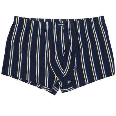 Удобные мужские трусы-боксеры на комфортном эластичном поясе (Размер: M) (Цвет: темно-синий)