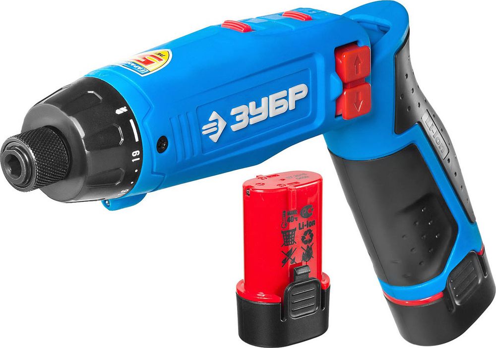 Отвертка-шуруповерт ЗУБР ЗО-7.2-ЛИ КН