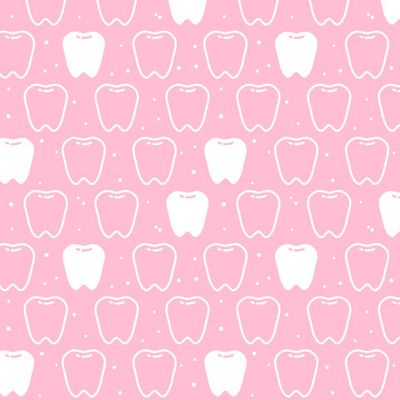 Зубки на розовом