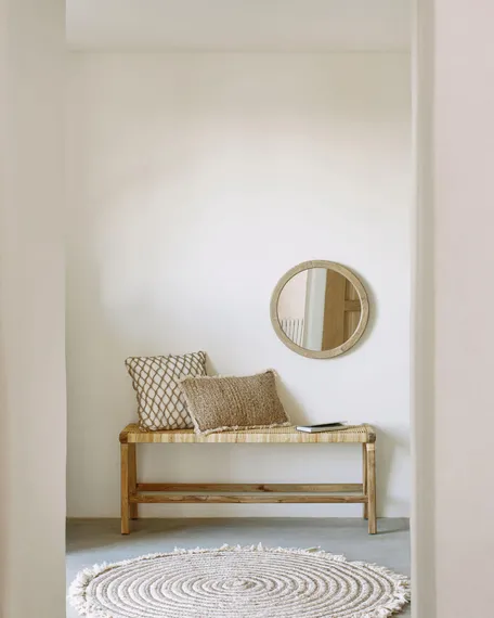 Зеркало Alum из массива минди Ø50 см