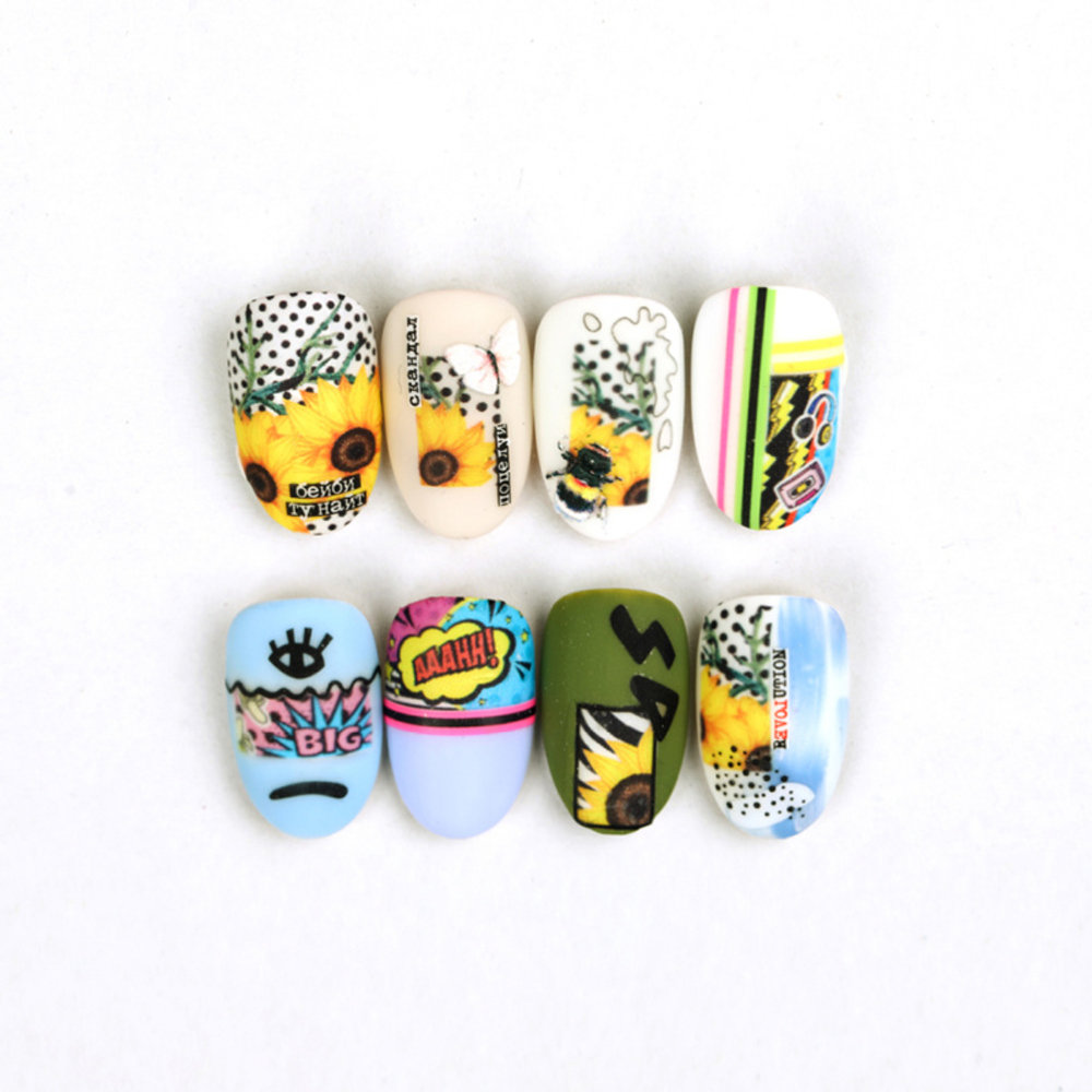 Naildress Slider Design №55 Поп-Арт