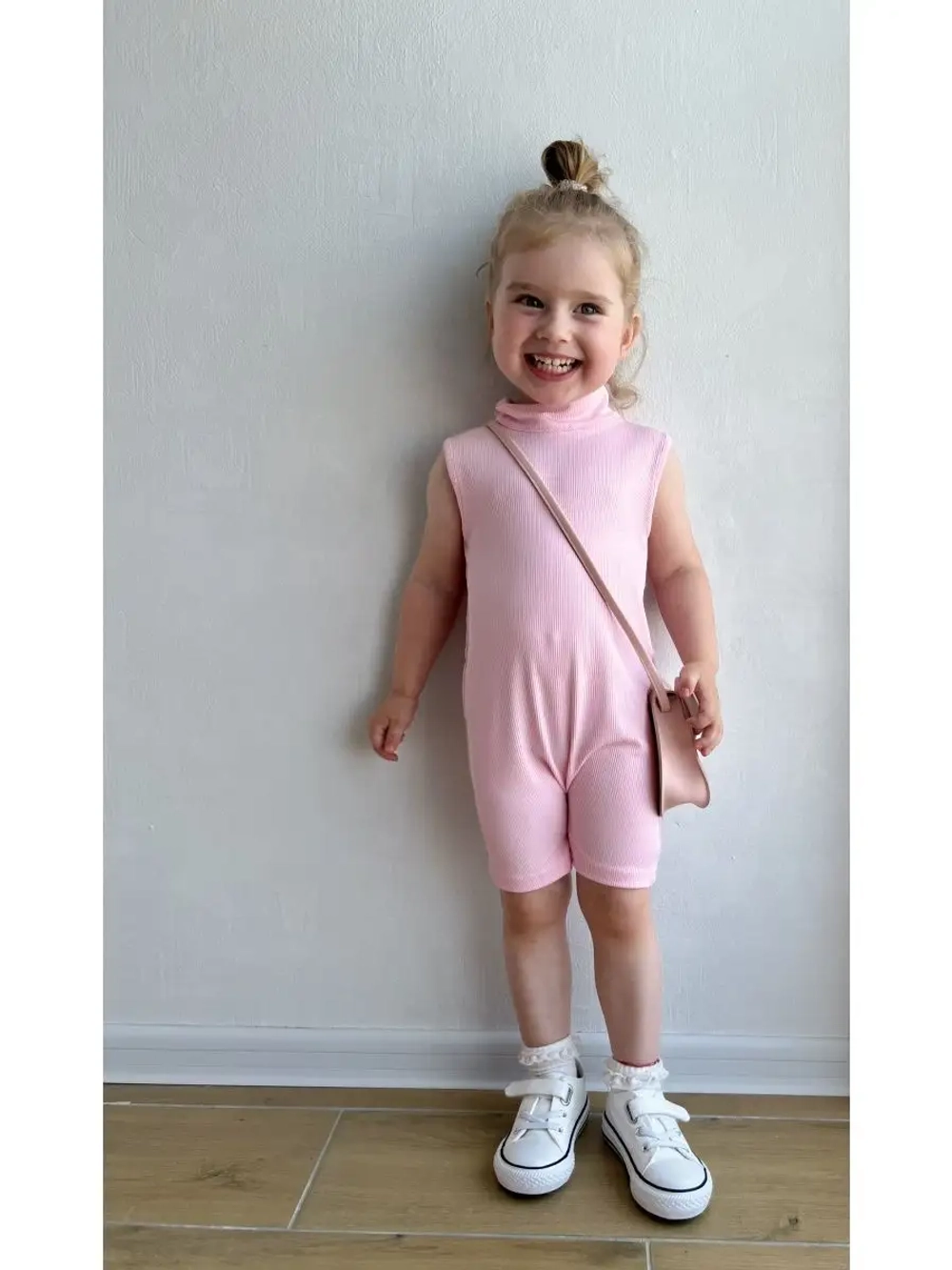 Комбинезон летний в рубчик