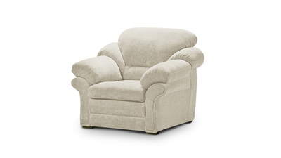 Кресло Нодус Vivaldi 04 122*104*98 см, Бежевый Велюр Нераскладной Фиеста