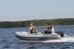 Лодка ПВХ Фрегат 370С Лик-Трос Серая