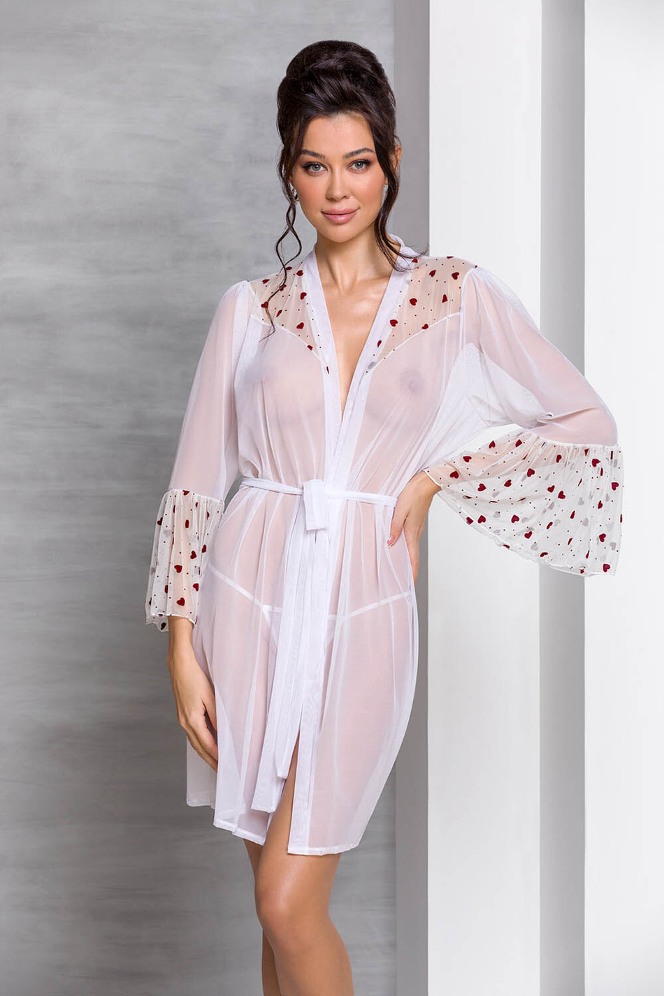 Lovelia peignoir White