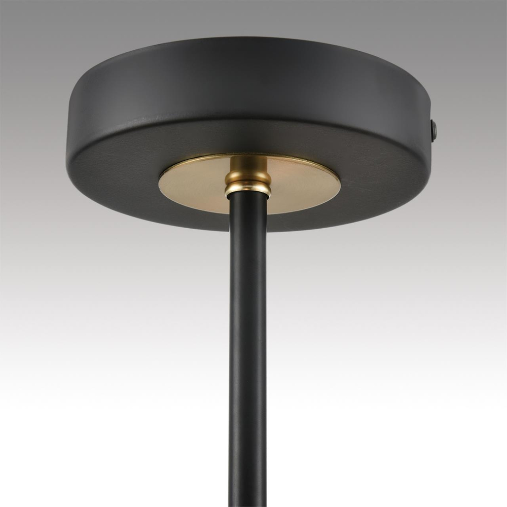 8153/6C COUNTY LN26 308 черный/медный, металл Потолочный светильник Е27 6*60W 220V VIVANA