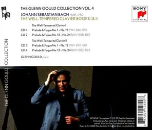 Glenn Gould Plays Bach: The Well-Tempered Clavier Books I & II (4CD)