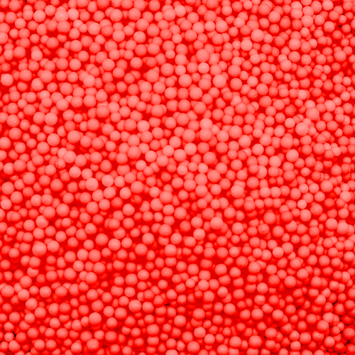 Шарики пенопласт красный 2-4 мм ДБ