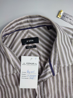 Рубашка Ostin полосатая 46 размер